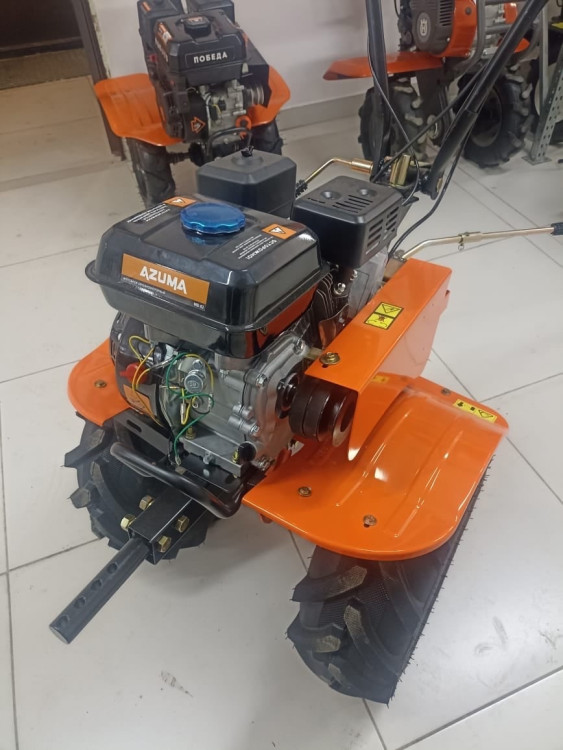 Мотоблок бензиновый AZUMA MB-82 | 7 л.с | без колес, чугунный редуктор