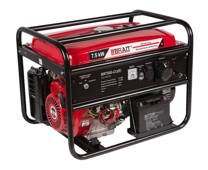 Генератор бензиновый BRAIT BR7500-Cu (E) (M)