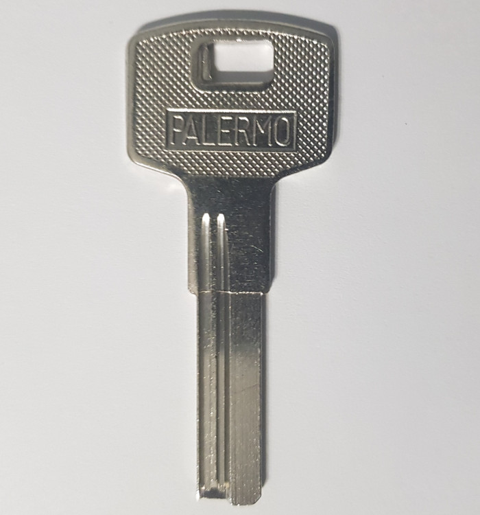 Заготовка для ключа PALERMO (E-303) 28мм 2 паза правый