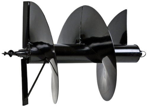 Бур почвенный ф500мм х 800мм, однозаходный ELITECH 0809.018200