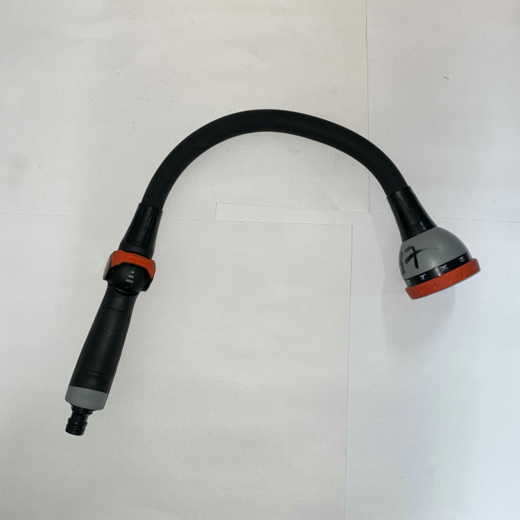 Пистолет поливочный 10-ти позиционный гибкий-удлинённый под быстросъём HYA37