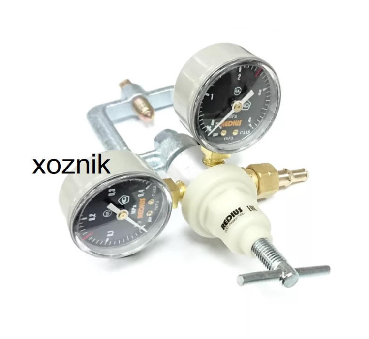 Редуктор ацетиленовый БАО-5-1,5 (РЕДИУС) в коробке