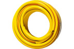 Шланг поливочный ПВХ усиленный, пищевой трехслойный армированный 3/4", Вихрь 25м (желтый)