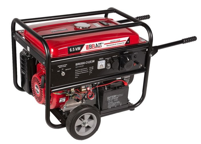 Генератор бензиновый BRAIT BR6500-Cu(E) (M)
