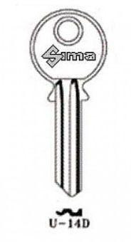 Заготовка для ключа U14D silca