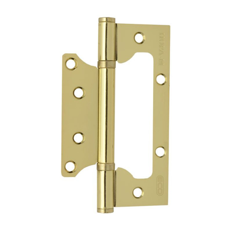 Петля накладная "NORA-M" 800-5"-FHP-ECO (125х75х2,5) PB (золото) бабочка