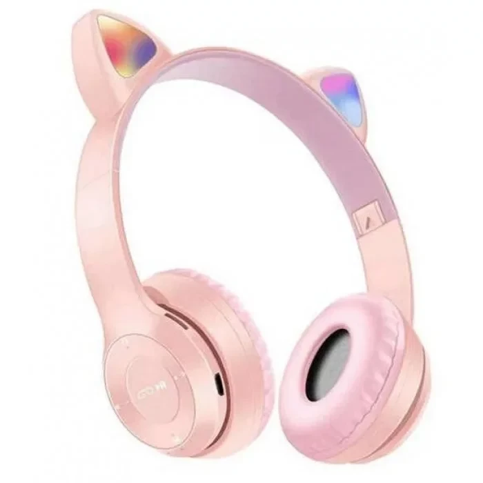 Беспроводные наушники P47M со светящимися кошачьими ушками