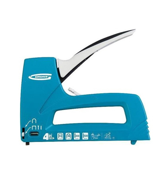 Степлер мебельный (Aluminium 140), алюм. корпус, рег. удара, тип скобы 140, 300, 6-14 мм