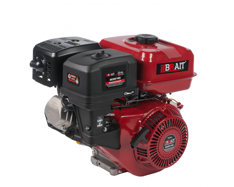 Двигатель BRAIT-395P PRO | 13 л.с. | шкив 25мм, длина вала 63 мм