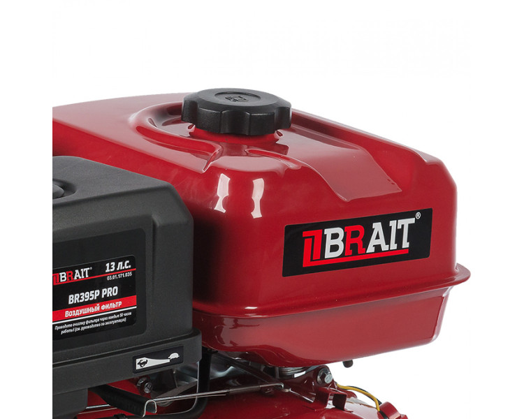 Двигатель BRAIT-395P PRO | 13 л.с. | шкив 25мм, длина вала 63 мм