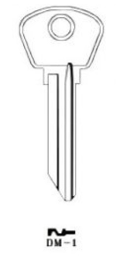 заготовка для ключа DM-1 Silca