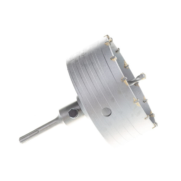 Коронка 130мм по бетону в сборе