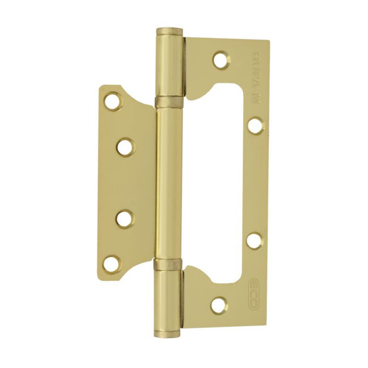 Петля накладная "NORA-M" 800-5"-FHP-ECO (125х75х2,5) SB (матовое золото) бабочка