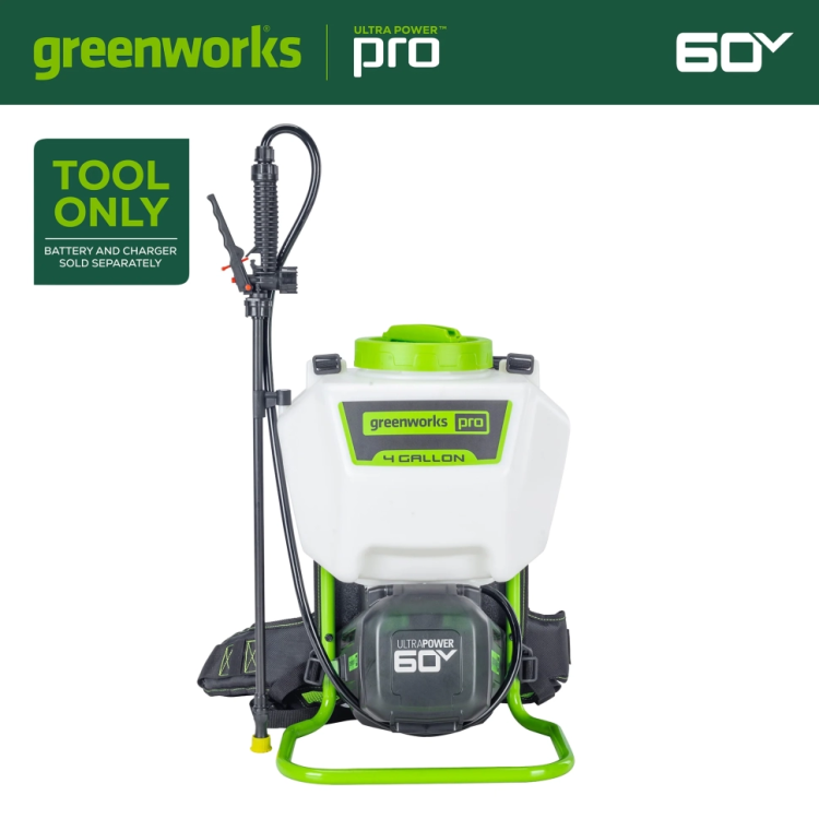 Садовый опрыскиватель аккумуляторный Greenworks GW-BPS60 5300107