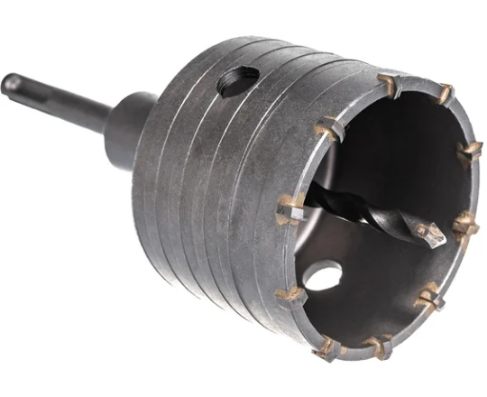 Коронка 75мм по бетону в сборе