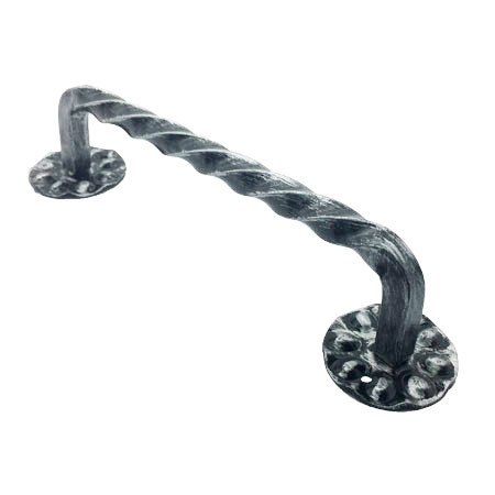 Ручка-скоба кованая "Витая" 240мм (серебро) (10)