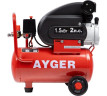 Поршневой масляный компрессор AYGER 260 л/мин, 8 бар, 1.5 кВт, 50 л AFL50/260