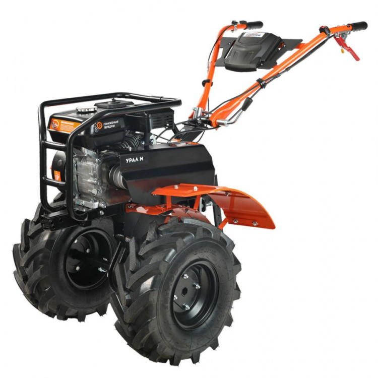 Мотоблок бензиновый Patriot УРАЛ М | 7,8 л.с | (колеса 19*7-8 Extrime)