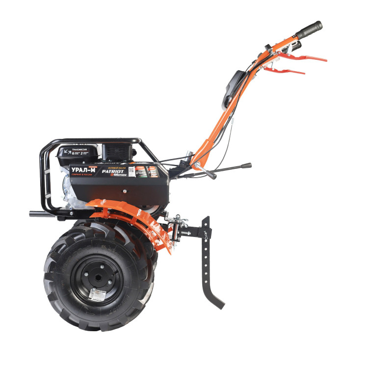 Мотоблок бензиновый Patriot УРАЛ М | 7,8 л.с | (колеса 19*7-8 Extrime)