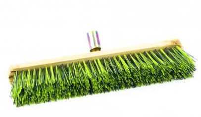 Щетка строительная 400 мм, 6 рядов, жесткая щетина, железная тулейка, без черенка