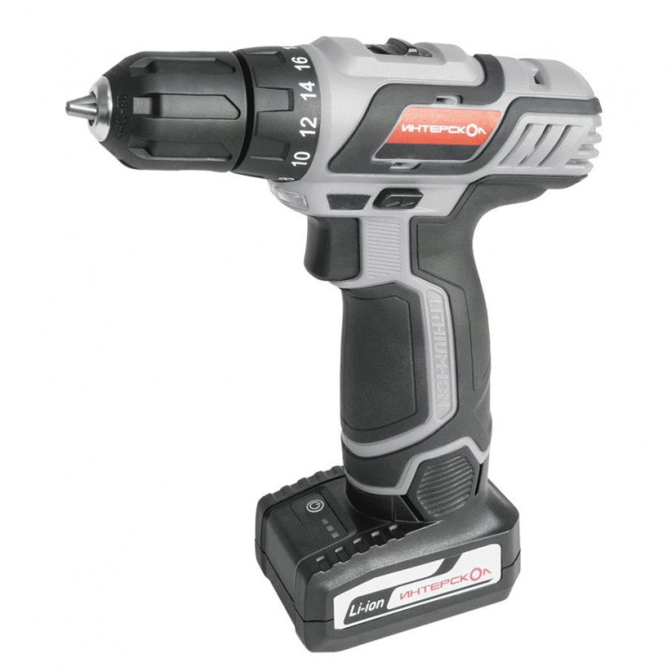 Аккумуляторная дрель-шуруповерт Интерскол ДА-14,4ЭР Li-ion Дм