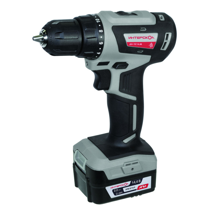 Бесщеточная профессиональная аккумуляторная дрель-шуруповерт ИНТЕРСКОЛ МиниМакс ДА-10/14,4В