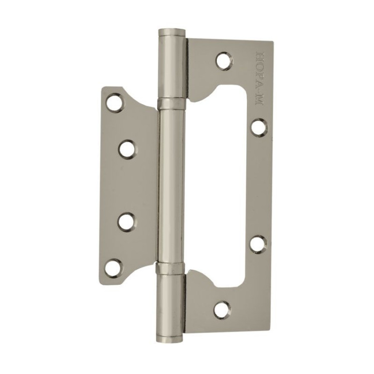 Петля накладная "NORA-M" 800-5"-FHP-ECO (125х75х2,5) SN (матовый никель) бабочка