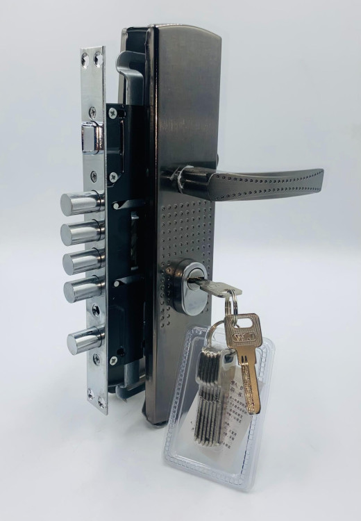 Замок на китайскую дверь 1400-24 R (4 риг.)