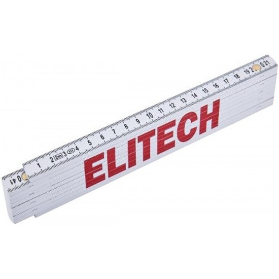 Метр складной пластиковый 200см ELITECH 330201