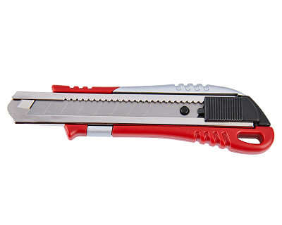 Нож с сегм.лезвием 18мм Цинк и ABS пластик ELITECH 410301