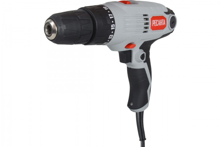 Дрель-шуруповерт сетевая Ресанта СШ-550-2