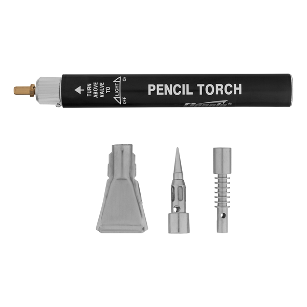 Горелка газовая, тип "Карандаш", 2 насадки для пайки 200мм, Sparta