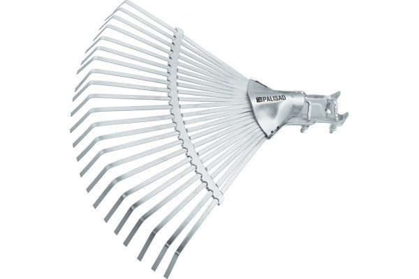 Грабли веерные 22 зуба без черенка, регулируемые// Palisad