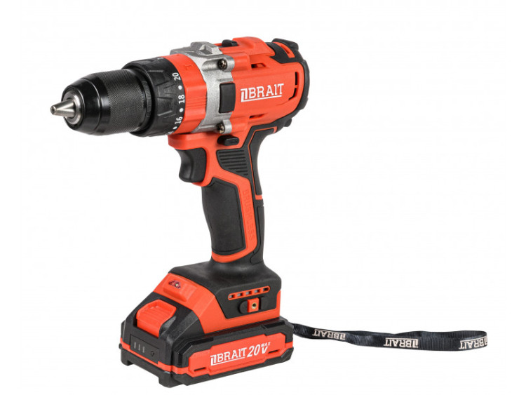 Аккумуляторная дрель-шуруповерт BRAIT BCD20SMBL