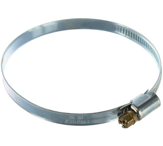 Хомут 70-90мм, металл. стандартное болтовое крепление 9мм