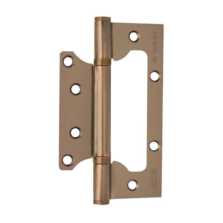 Петля накладная "NORA-M" 800-5"-FHP-ECO (125х75х2,5) АС (медь) бабочка