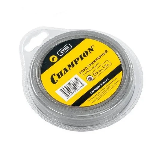 Корд трим.CHAMPION TI-LON 2.4мм* 15м (зубчатый квадрат)