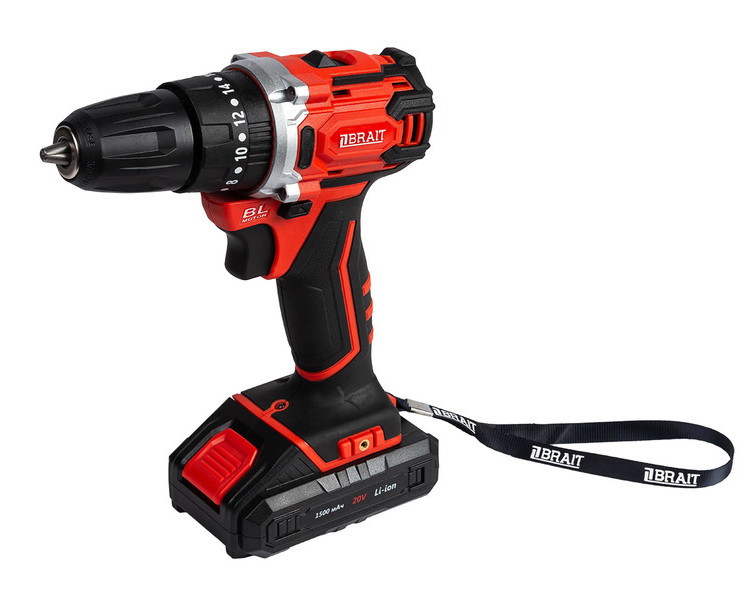 Аккумуляторная дрель-шуруповерт BRAIT BCD20SSBL