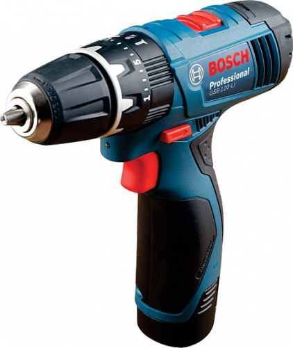 Дрель-шуруповерт аккумуляторная BOSCH GSB 120-LI