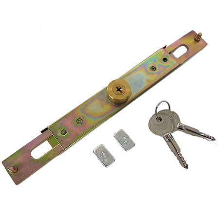 Замок для рольставен (роллет) (аналог ALUTECH) крест.ключ (10,100)