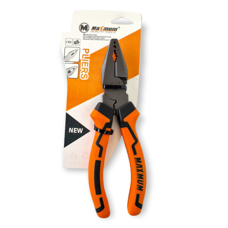 Плоскогубцы оранжевые №6 Maximum