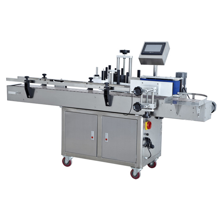 Напольный автоматический этикетировщик для круглой тары HLMT-200