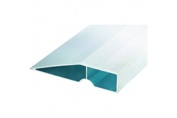 Правило алюм. 1000мм. х 90мм. х 20мм. "Трапеция", 1 ребро жесткости, Сибртех