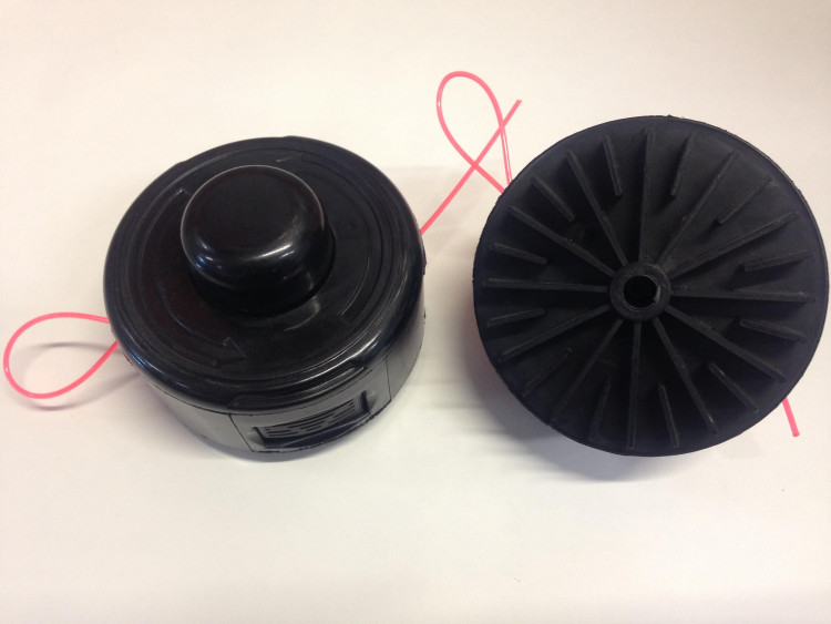 Барабан для лески Электрокос с нижним двигателем (7 мм БЕЗ ножки) HOZ