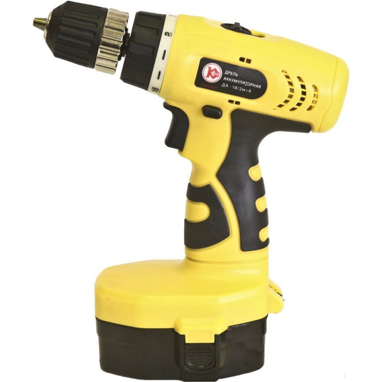 Аккумуляторная дрель-шуруповерт Калибр Мастер ДА-18/2М+Ф