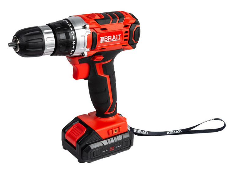 Аккумуляторная дрель-шуруповерт BRAIT BCD16S