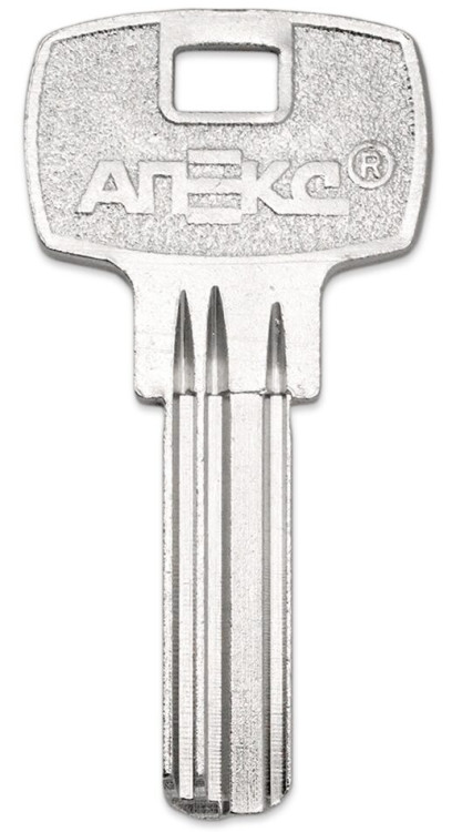 Заготовка для ключа APECS правый 35 мм 3 паза