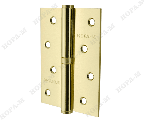 Петля сталь "NORA-M" 750-5"-FHP-ECO (120х80х2,5) (Латунь) левая