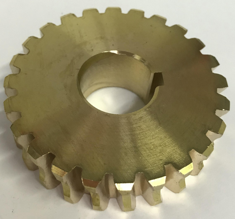 Шестерня червячная медная 22х65х18 Z-24 010069(834)F