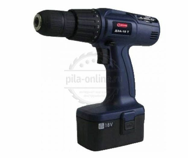 Аккумуляторная дрель-шуруповерт Диолд ДЭА-18ТФ + фонарь